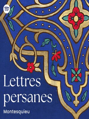 cover image of Lettres persanes